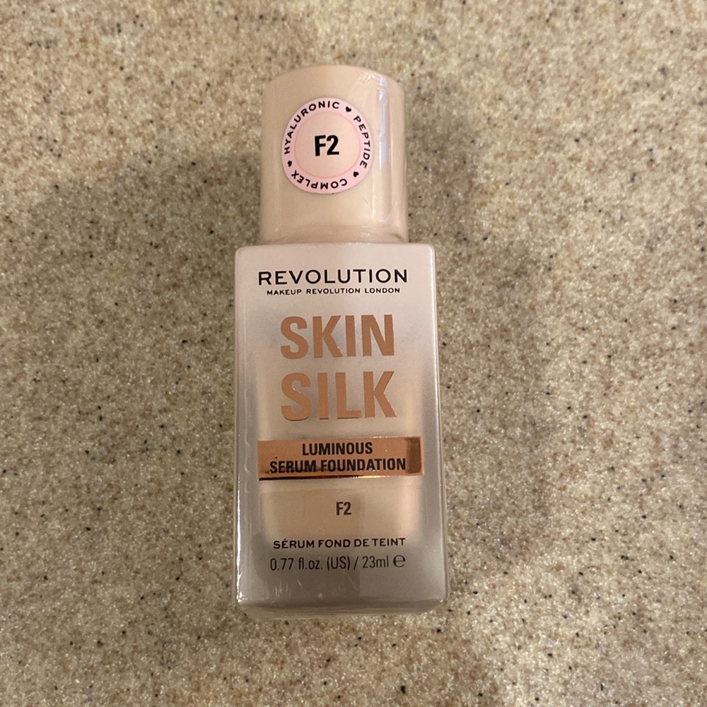 Revolution Makeup Skin Silk Luminous Serum Foundation Shade F2
